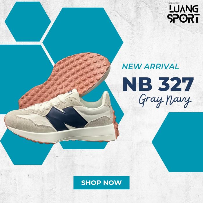 Gambar NB 327 Gray Navy - Gray Navy, 36 dari Gbustore. undefined Tokopedia