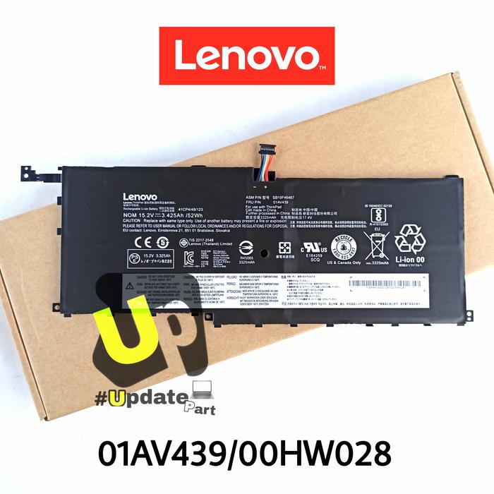Jual Baterai Lenovo Thinkpad X1 Yoga 1St Gen 1 00HW028 00HW029 01AV439