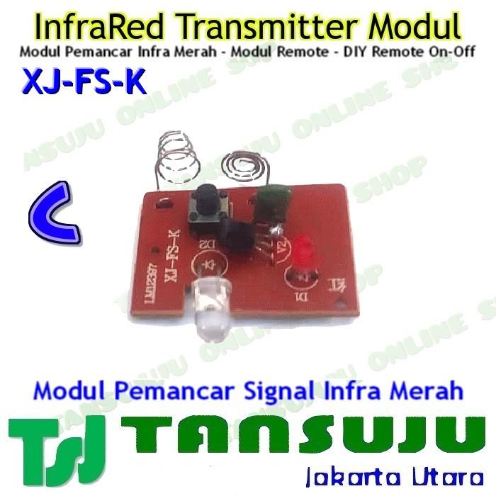 Gambar KIT DIY Remote Kontrol Lampu InfraRed Receiver IR Transmitter Modul - C Trans XJ-FS-K dari TANSUJU undefined Tokopedia