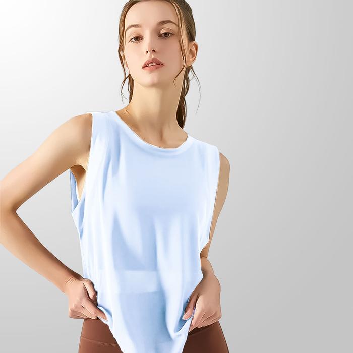 Gambar MOOTA Kaos Olahraga Wanita Antimom Tank Top Yoga Splice jaring - 047 - Purple PonyTail, L dari Moota_Sportwear undefined Tokopedia