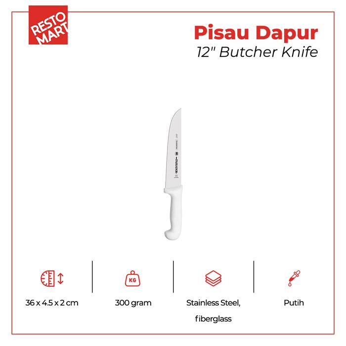 Gambar Pisau Daging / Pisau Dapur / 12" Butcher Knife TRAMONTINA (1511559) dari Restomart Kitchen Solution undefined Tokopedia
