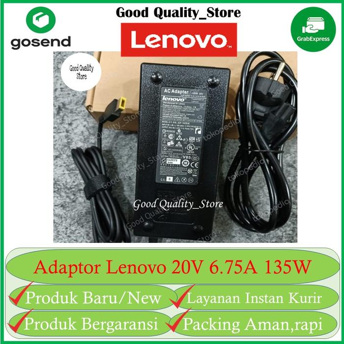 Gambar Adaptor Charger lenovo ideapad gaming 3 15ACH6 20V 6.75A 135W terbaru - Ke 1 dari Good Quality store II undefined Tokopedia