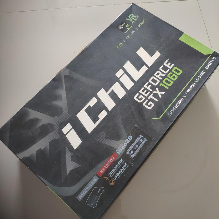 Jual vga gtx 1060 6gb gddr5 ichill fan Kota Palembang