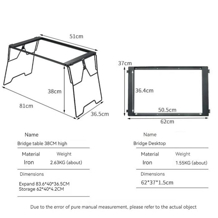 Gambar CAMPINGMOON IGT TABLE Meja Lipat Outdoor Camping - Meja IGT dari Warren Outdoor Shop undefined Tokopedia