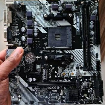 Motherboard Ryzen 3700x B450m Jual Asrock B450M HDV R4 AM4 - Main Image