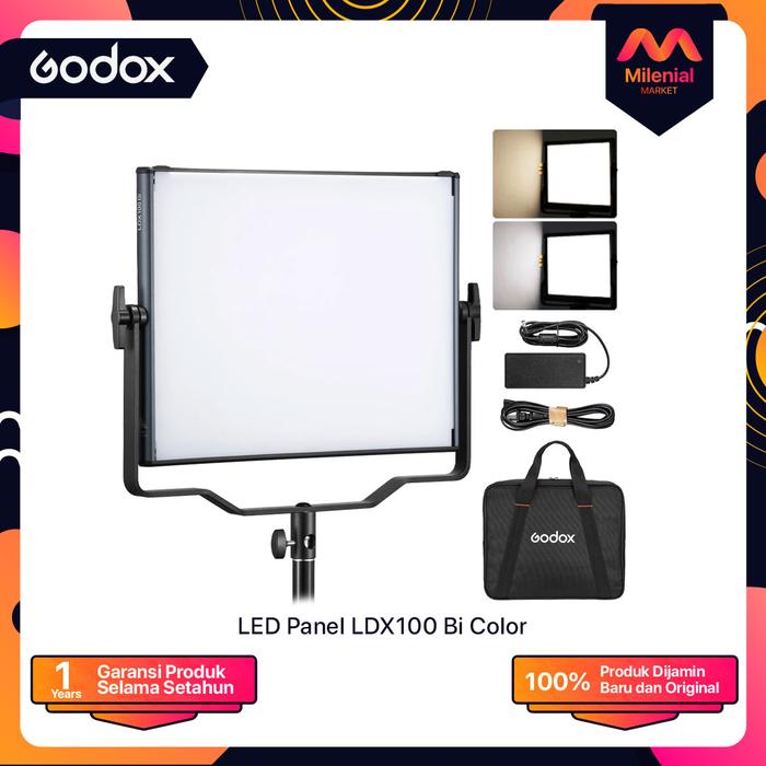 Gambar Godox LDX100Bi Bi-Color LED Light Panel 40x45cm LDX 100Bi dari Milenialmarket undefined Tokopedia