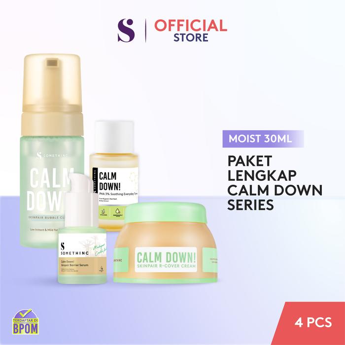 Gambar SOMETHINC [4 PCS] Paket Lengkap Calm Down Series - 30ml dari Somethinc undefined Tokopedia