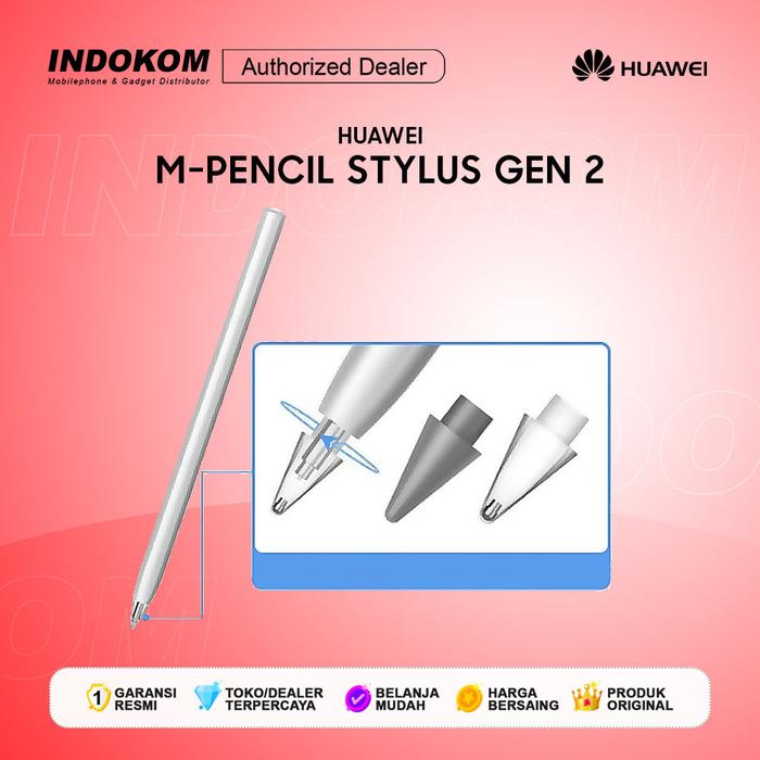Gambar Huawei Stylus M-Pencil Gen 2 Compatible With MatePad Series - MPencil Package dari Indokom Store undefined Tokopedia