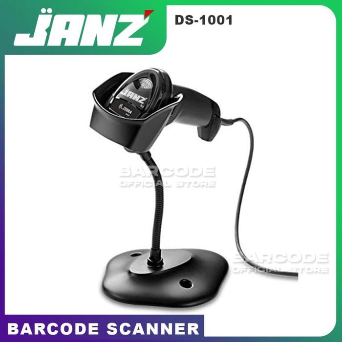 Gambar Barcode Scanner Janz By Zebra DS1001 - DS-1001 Auto Scan QR Code / 2D - JANZ DS1001 dari Barcode Store Solutions undefined Tokopedia