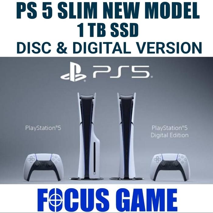 Gambar PS5 Slim Disc Digital Console Sony Playstation Model PS 5 Slim - SLIM DGITAL JPN dari focusgame undefined Tokopedia