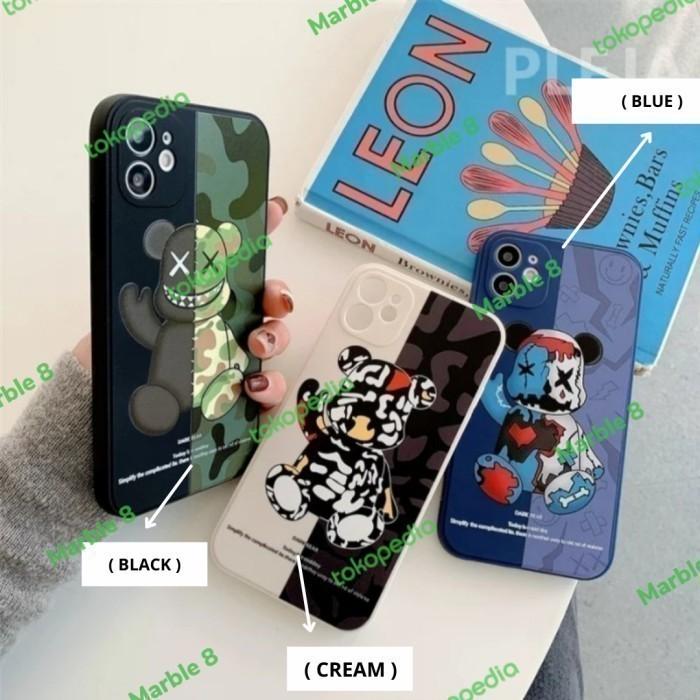 Gambar Casing Case Redmi Note 8 9 10 10s Pro - Softcase Square Dark Bear KAWS - 8 Pro, Biru dari Marble 8 undefined Tokopedia