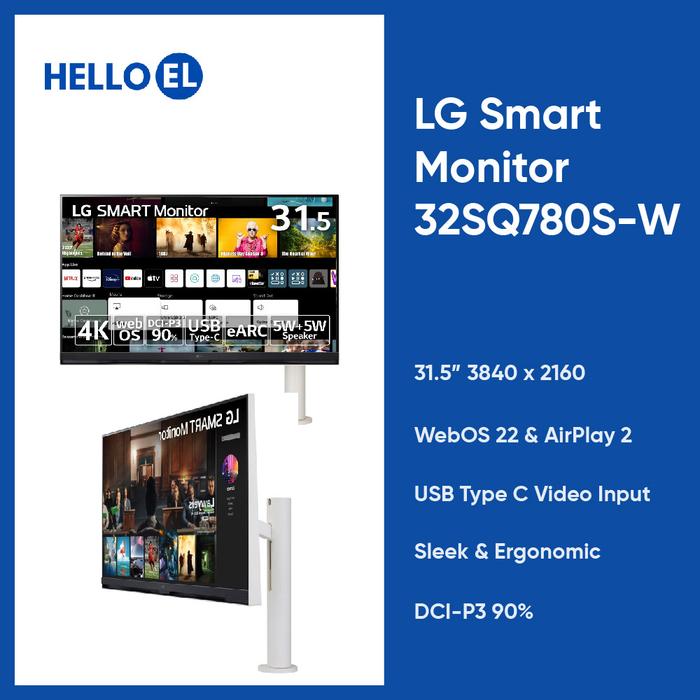 LG SMART Monitor 32SQ780S-W LG Electronics - 【美品】LG