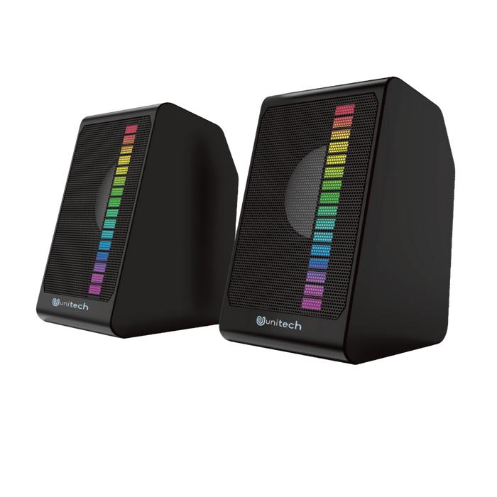Gambar Speaker Kabel Unitech Echo Wave Speaker Komputer Desktop RGB Light - Echo Wave 1 dari Sodagar Komputer undefined 4 Tokopedia