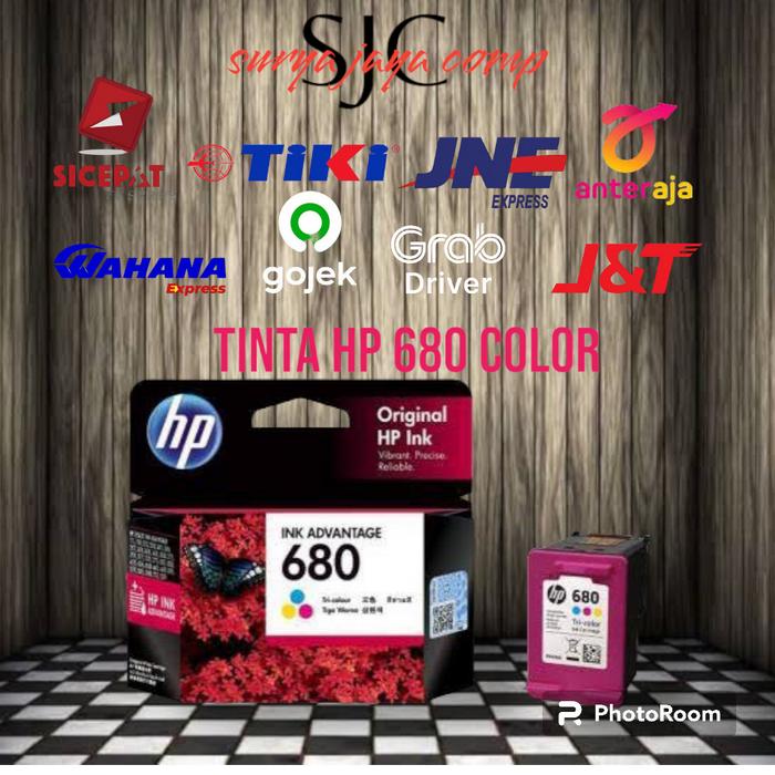 Gambar TINTA HP 680 PAKET BLACK&COLOR ORIGINAL 100% Catridge Printer - Color dari Surya Jaya Comp undefined Tokopedia