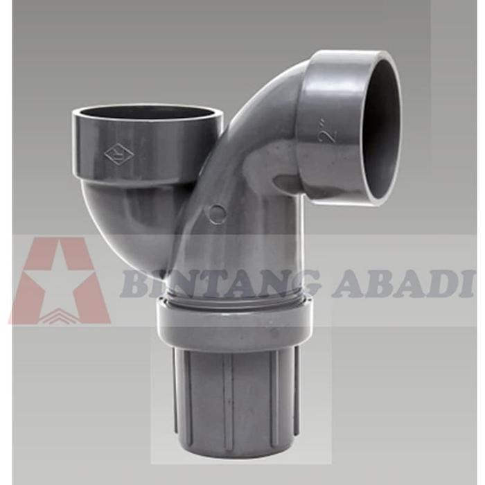 Jual Rucika P Trap PVC D 2" PTrap Pencegah Bau Instalasi Wastafel