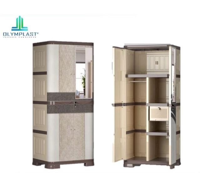 Gambar Lemari OTC Olymplast 2 pintu khusus Gojek !! -  2p leather dari wirashop888 undefined Tokopedia
