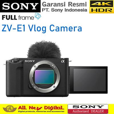 Gambar Sony ZV E1 ZV-E1 Interchangeable-Lens Vlog Camera - ZV-E1 Body Only dari ALLNEWDIGITAL Ambassador undefined Tokopedia
