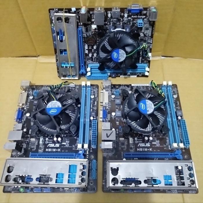 Jual Paket i5 Fan Asus H61 Onboard Ram Ddr3 8gb