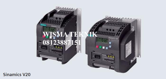 Gambar INVERTER SIEMENS 3P 5.5 KW SINAMICS V 20 6SL3210-5BE25-5UV0 dari Wisma Teknik undefined Tokopedia