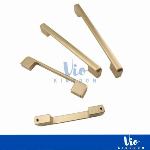 Gambar Tarikan Laci Alice Gold 192 Handle Emas Pintu Lemari Dapur Minimalis dari Vio Kingdom undefined Tokopedia