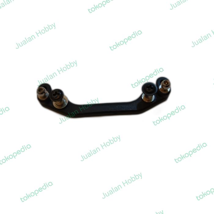 Piastra Rinforzo Braccio Oscillante Posteriore Con Pin Cerniera Per WLtoys 144001 - Colore Verde E Cromato