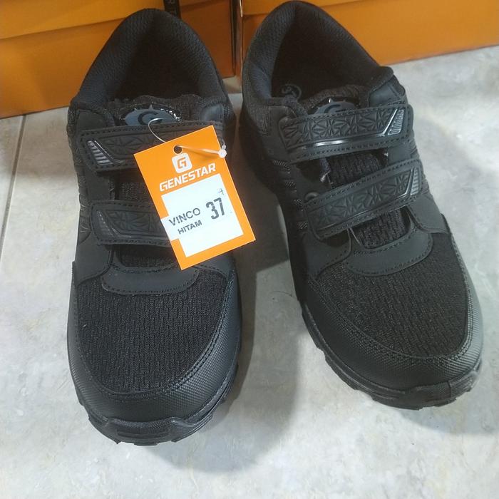 Gambar Sepatu Sekolah Genestar - Hitam, 38 dari indrajosilver undefined Tokopedia