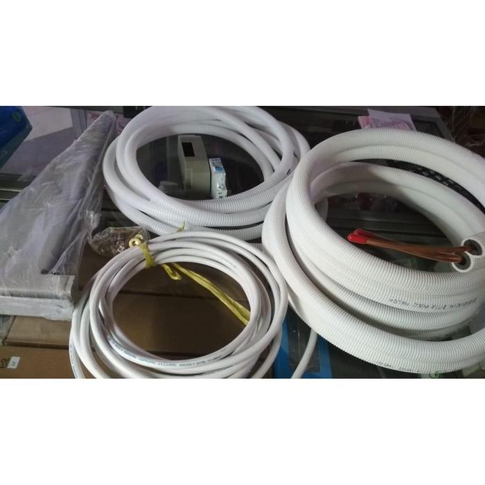 Gambar Paket Pasang dan Material A Untuk AC Kapasitas 0,5 PK - 1 PK dari Sinar AC Palembang undefined Tokopedia