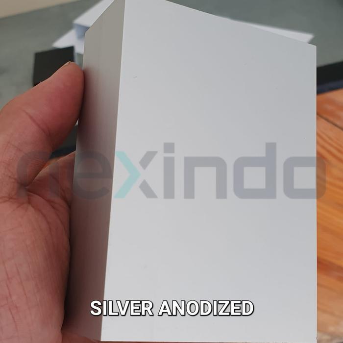 Gambar Frame Kitchen Set Aluminium Profil 6M Lemari Handle Rak FA128 No Huben - Silver Anodize dari NEXINDO ALUMINIUM undefined Tokopedia