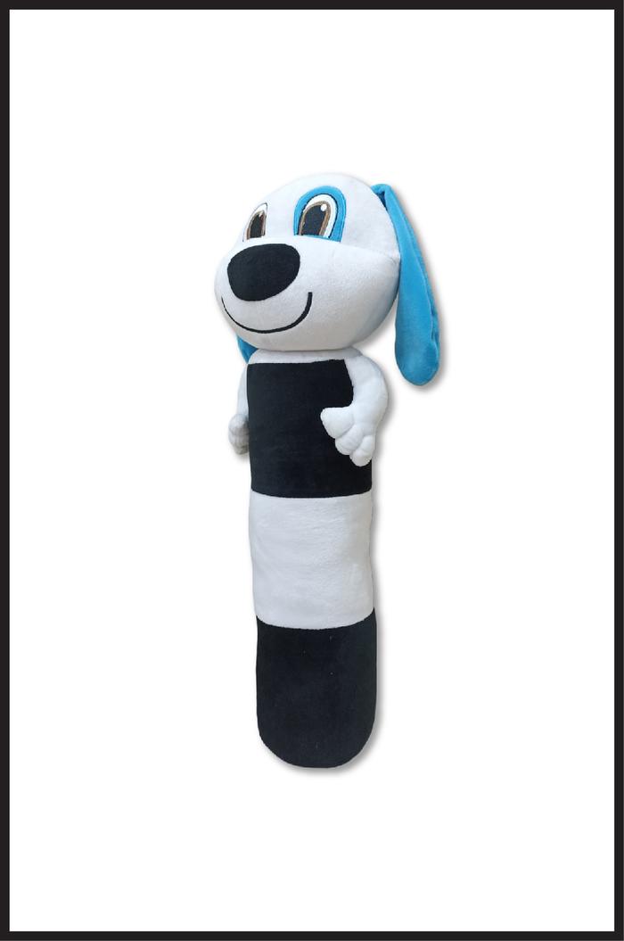 Gambar Guling Boneka Cute Cat & Friend , Boneka Kucing & Anjing Lucu - Hank White-Blue dari JnJ-STORE Kota Surabaya Tokopedia