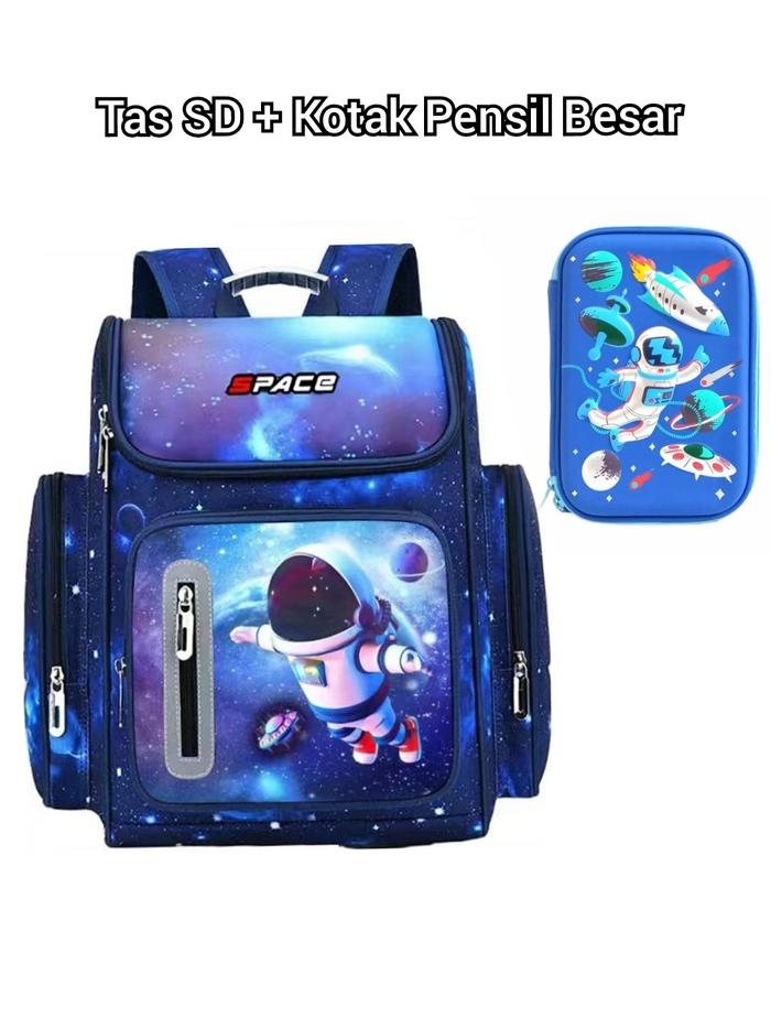 Gambar Tas Ransel Sekolah SD Anak Laki Laki Waterproof Tas Astronot Tahan Air - Astro UFO+FLY B dari DIY Diagnostic undefined Tokopedia