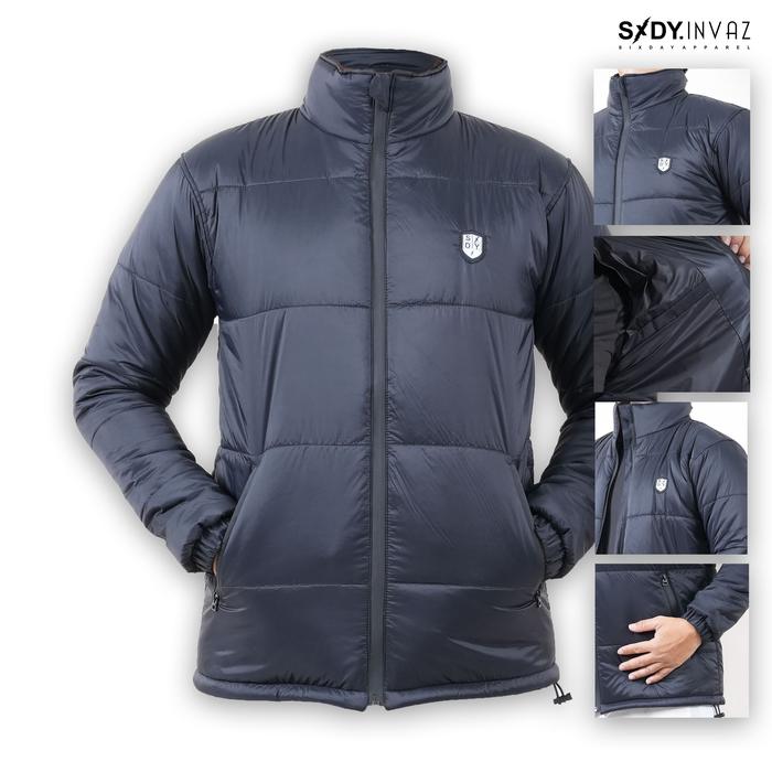 Gambar Jaket Puffer Down Sxdy Tebal Incub Limited Series Windproof - BlackPlatinum, L dari SXDY INVAZ undefined Tokopedia