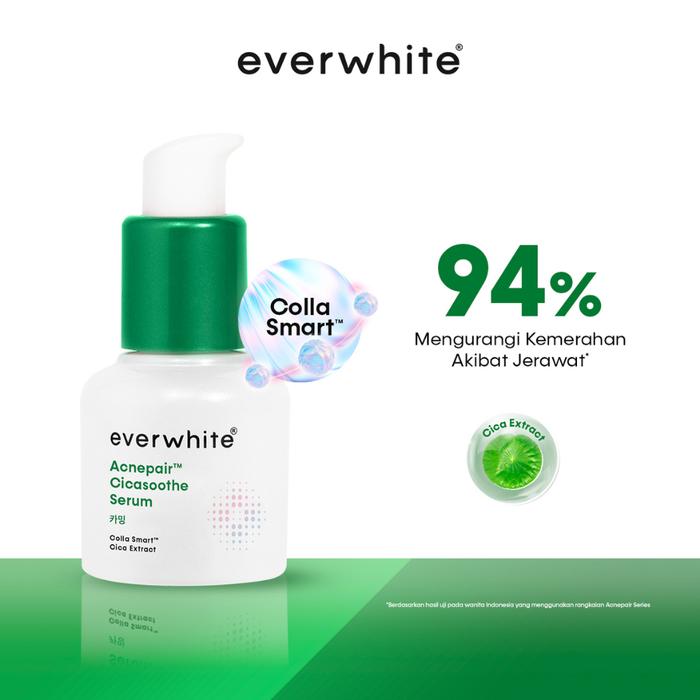 Gambar EVERWHITE CICA SOOTHING SERUM / SERUM WAJAH BERJERAWAT / ACNE SERUM - NEW CICASOOTHE dari blair_house undefined Tokopedia