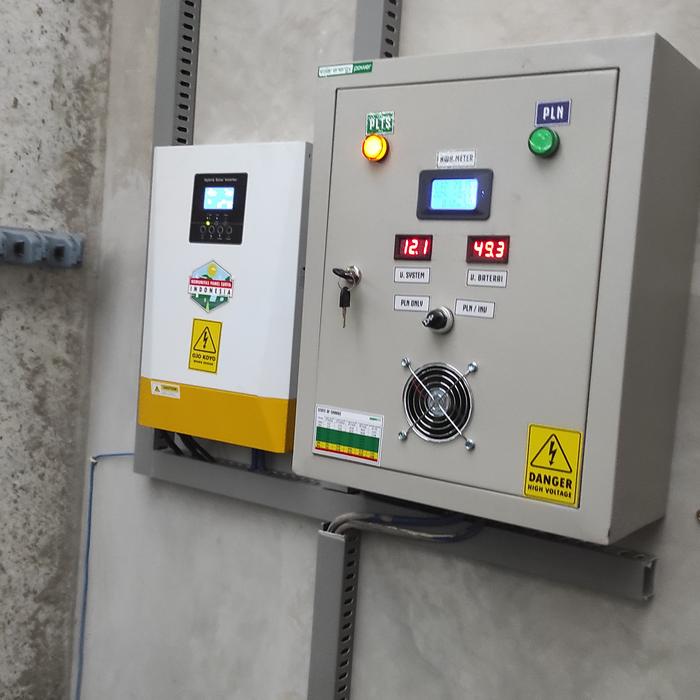Merintis Paket Panel Surya Hybrid Batteryless 5000Watt Best Performa - PV 3280wp BAT 3