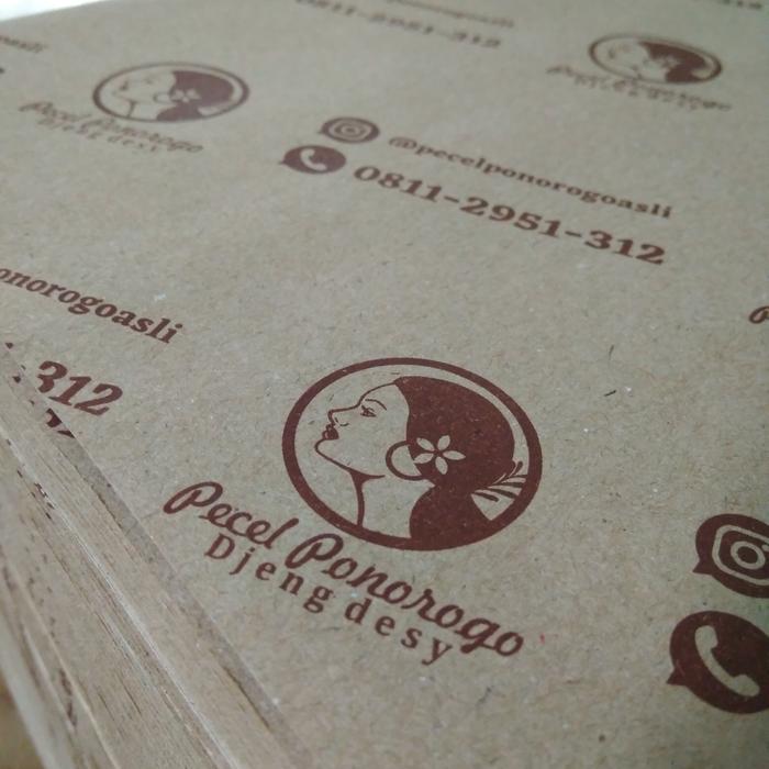 Gambar CETAK KERTAS NASI/ KERTAS MINYAK/ KERTAS COKLAT - Cetak 1 Warna dari TokoDahliaYk undefined Tokopedia