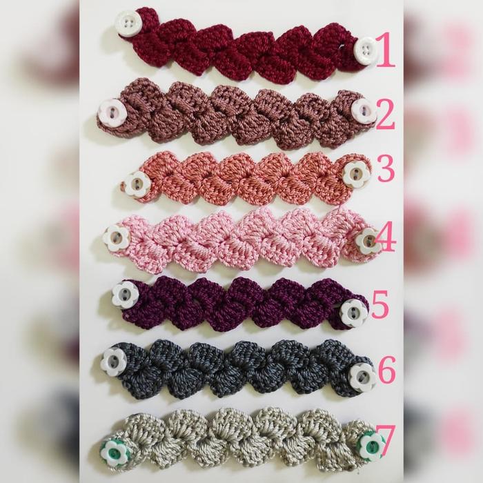 Gambar extender headloop Konektor pengait masker rajut earloop hijab dari Batikage undefined Tokopedia