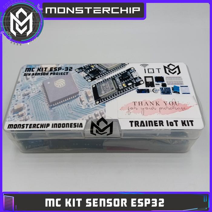 Gambar MC KIT STARTER ESP32 BASIC IoT KIT PEMBELAJARAN ESP32 PLUS TUTORIAL - BOX dari Monsterchip Indonesia undefined Tokopedia