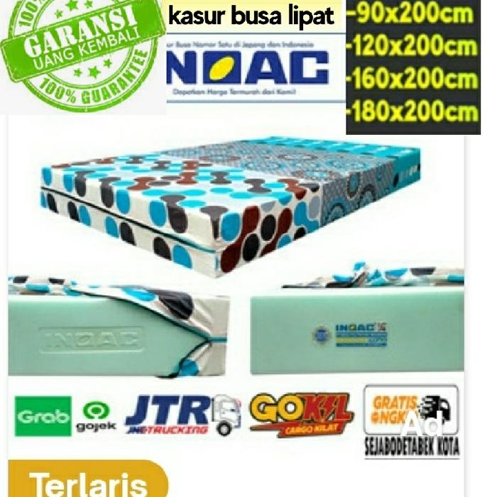 Gambar KASUR BUSA INOAC200 x 90 x 5 cm LIPAT MURAH GARANSI RESMI 10 TAHUN - 120x200cm, tebal 5cm dari broummedia undefined Tokopedia