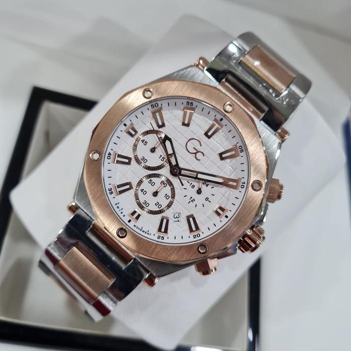 Gambar Jam Tangan Pria Gc Collection Z18001G2 Stainles Steel Black/Blue/Combi - Combi White dari ElevenWatch_NEW undefined Tokopedia