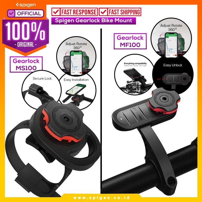 Gearlock Spigen Phone Mount Spigen Gearlock Mf100 Out Front Bike