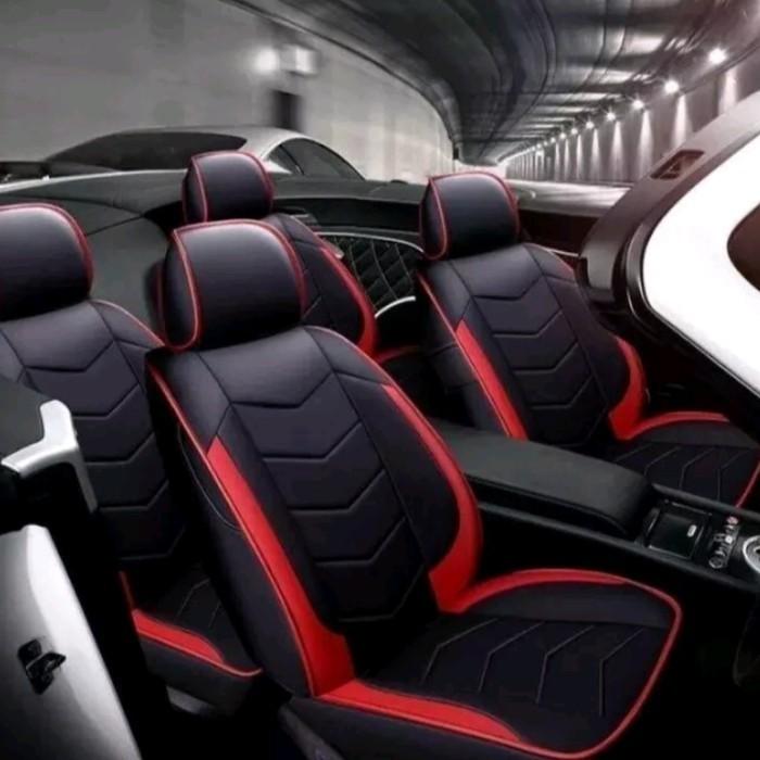 Gambar sarung jok mobil Spresso 2023 2baris full seat jok 2 baris - Merah dari BOLD VARIASI MOBIL undefined Tokopedia