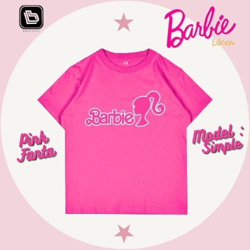 Gambar Kaos Polos Anak Motif Barbie - Baju Anak Perempuan - Kasual - Viral - Pink Fanta, L dari Bubblekids Jr undefined Tokopedia