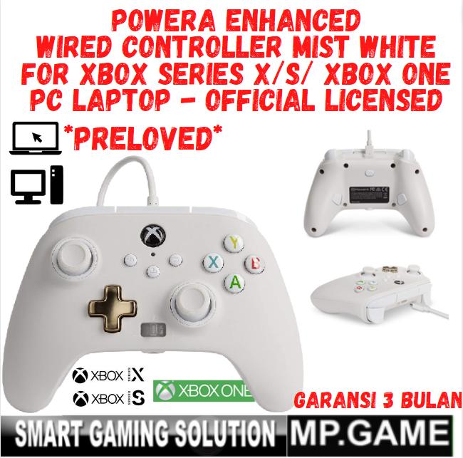 Gambar PowerA Wired Controller HIJAU for Xbox Series X/S/ Xbox One PC Laptop - Mist White dari Mpgame88 undefined Tokopedia