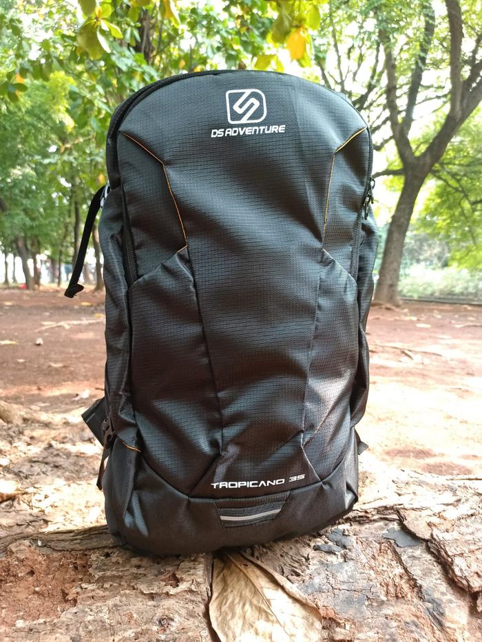Gambar Tas daypack 35L ds adventure seri tropicano / tas daypack outdoor - Hitam 35L dari FOREST OUTDOOR undefined Tokopedia