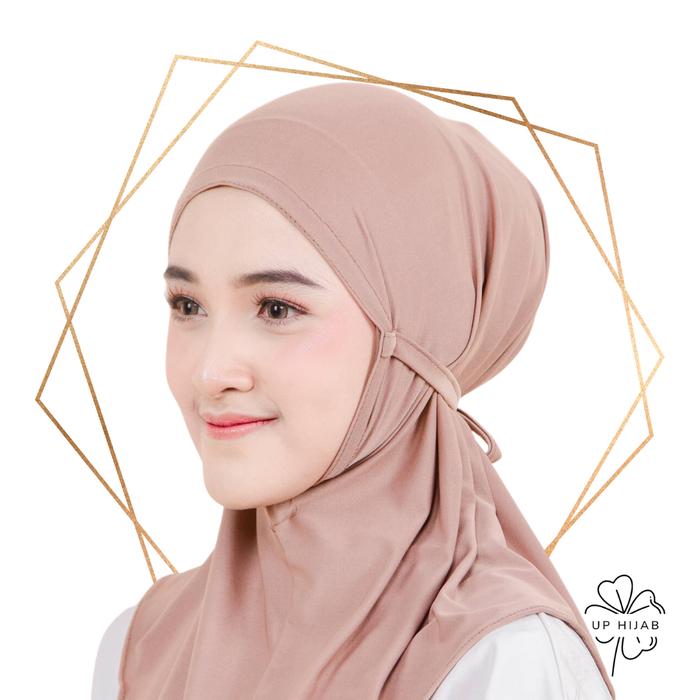Gambar Zahra Bergo Hijab Model Tali Bahan Jersey - Milo dari UP HIJAB undefined Tokopedia