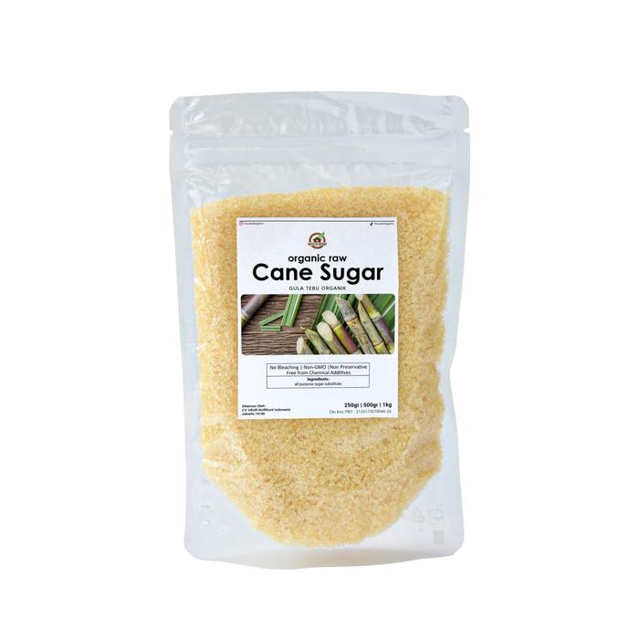 Gambar Organic Raw Cane Sugar / Gula Tebu Organik Bahan Food - 250 Gr dari The House Of Organix undefined Tokopedia