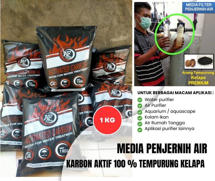 Gambar Media Filter Penjernih Air Keruh Karbon Aktif Arang Kelapa Original - 1kg dari TOKO SEHAT OFFICIAL STORE undefined Tokopedia