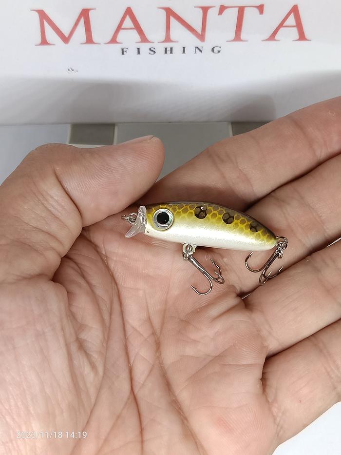 Gambar lure mini minnow sinking ultralight fishing 4,2cm 3gram minnow kecil - #6 dari MantaFishing undefined Tokopedia