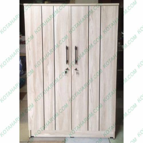 Gambar lemari kayu anak kost kosan 2 pintu baju pakaian pendek 120 cm bandung dari Kota Harum Meubel undefined Tokopedia