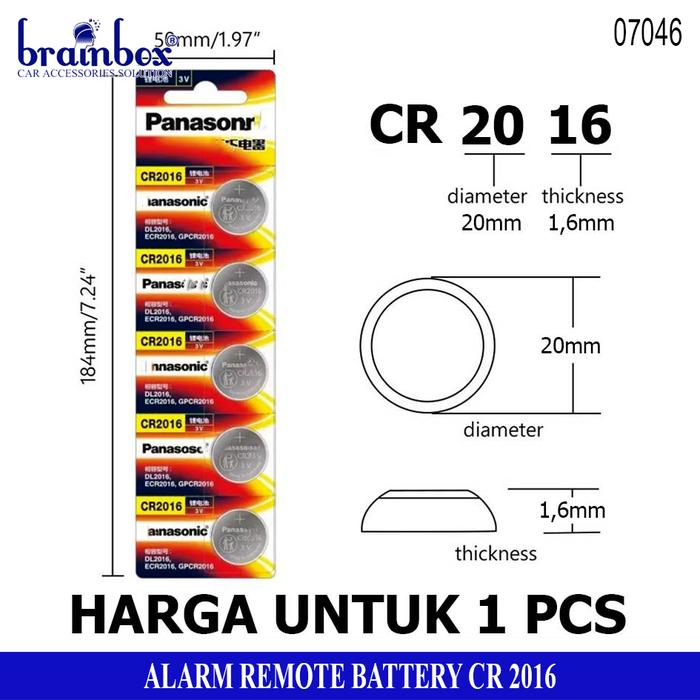 Gambar Alarm Remote Baterai 23A 27A CR1616 CR1620 CR1632 CR2016 CR2025 CR2032 - CR2016 (P5) dari Brainbox Car and Home undefined Tokopedia