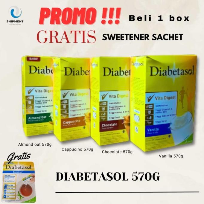Gambar Diabetasol 630 Vanilla 2X300Gr Vanila 600 Gram 2X315 Kalbe Diabetes - PackingEkonomis, ATAS 5 Bulan dari Omah Seafood undefined Tokopedia